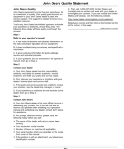 Alternative view of John Deere 1550, 1570, 1575, 1580, 1585 Series TerrainCut Front Mowers (070001-) Operator's Manual (OMUC26994)