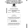 John Deere ProGator GPS PrecisionSprayer HD200/HD300 (040001-) (North America) Operator's Manual (OMUC27310)