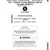 John Deere 2400, 2550 PrecisionCut, 2550 E-Cut Hybrid Triplex Mowers (Serial Number 010001-) (North American) Operator's Manual (OMUC27509)