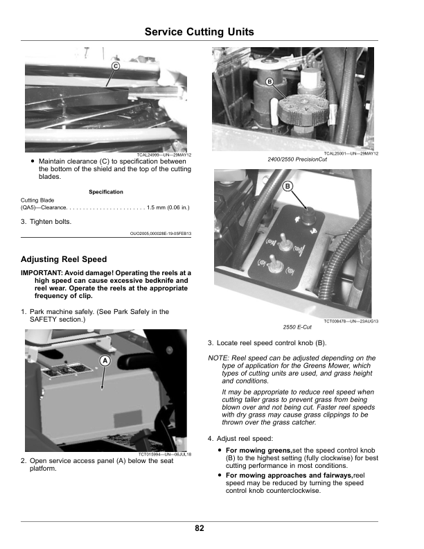 John Deere 2400, 2550 PrecisionCut, 2550 E-Cut Hybrid Triplex Mowers (Serial Number 010001-) (North American) Operator's Manual (OMUC27509) - Image 3