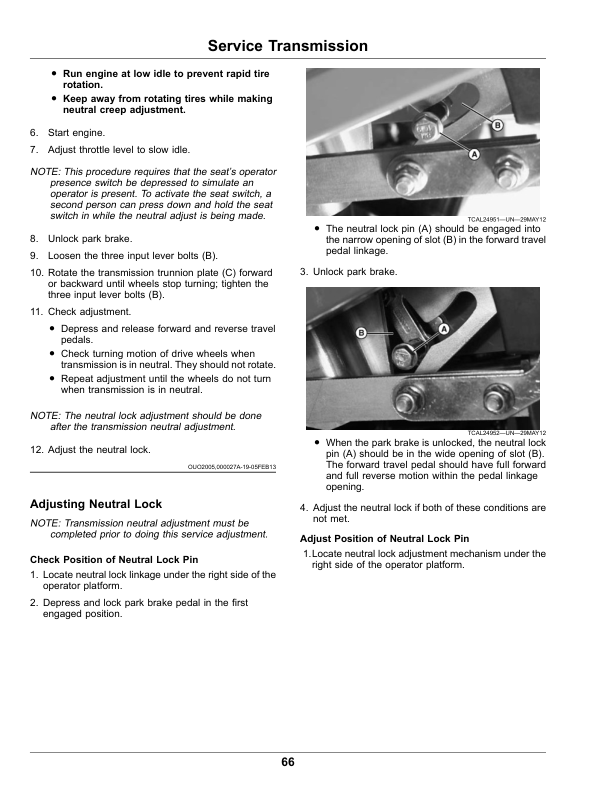 John Deere 2400, 2550 PrecisionCut, 2550 E-Cut HybridTriplex Mowers (020001-) Operator's Manual (OMUC27541) - Image 3