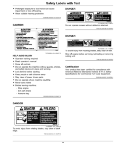 Alternative view of John Deere 7500A, 7700A, 8700A, 8900A PrecisionCut Fairway Mowers, 8800A TerrainCut Rough Mower (North American) Operator's Manual (OMUC27552)