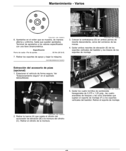 Alternative view of John Deere 1200A Bunker Rake (310001-) (North American) Operator's Manual (OMUC28348)