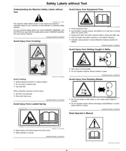 Alternative view of John Deere Z515E, Z530M, Z530R, Z545R ZTrak Mowers (010001-060000) Operator's Manual (OMUC28763)