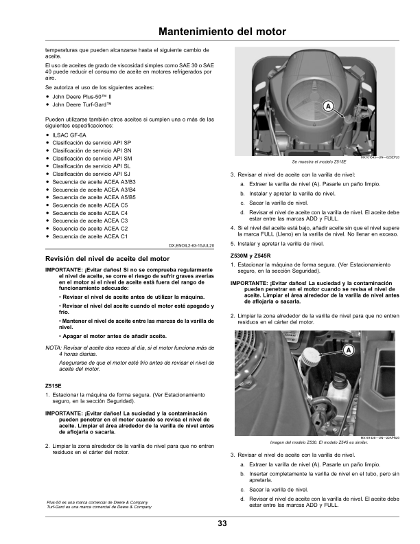 John Deere Z515E, Z530M, Z545R ZTrak (Export Edition) Operator's Manual (OMUC28766) - Image 4