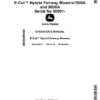 John Deere E-Cut Hybrid Fairway Mowers7500A, 8000A (090001-),(European Edition) Operator's Manual (OMUC29377)