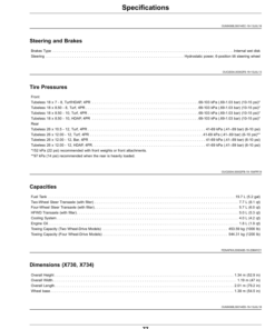 Alternative view of John Deere X730, X734, X738, X739 Lawn, Garden Tractors (100001-) (North American) Operator's Manual (OMUC29403)