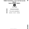 John Deere 7400A TerrainCut Trim, Surrounds Mower Serial Number 090001- (European Edition) Operator's Manual (OMUC29414)