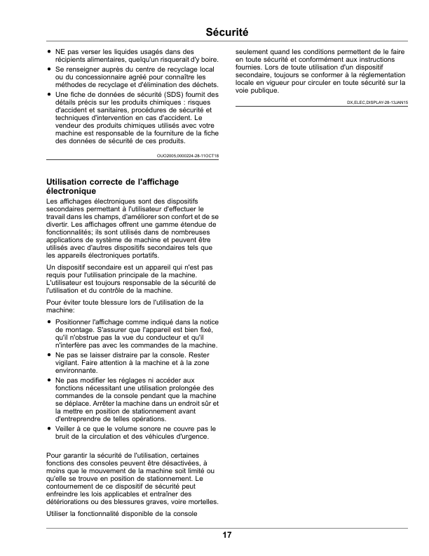 John Deere TH 6X4 Diesel Gator Utility Vehicles(Serial No. 170001-)(Export) (Export Edition) Operator's Manual (OMUC29666) - Image 2