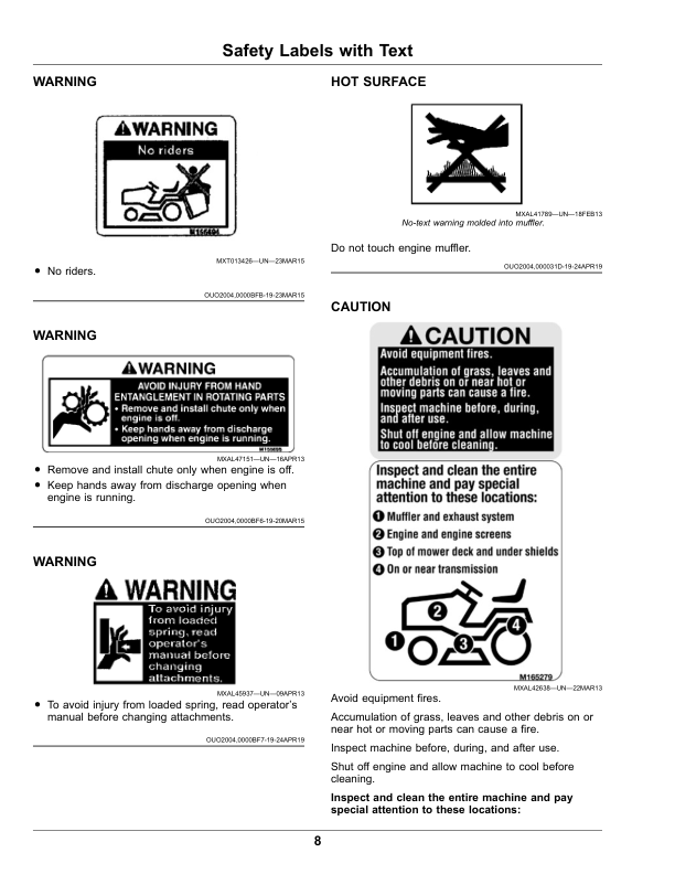 John Deere Select Series Tractor X350R (130001-) (North American) Operator's Manual (OMUC29735) - Image 2