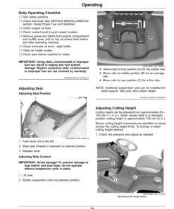 Alternative view of John Deere Select Series Tractors X570, X580, X584, X590 (170001-) (North American) Operator's Manual (OMUC29736)