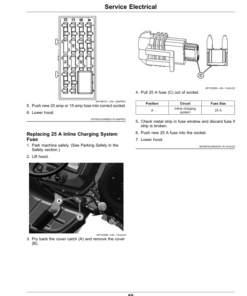 Alternative view of John Deere X350, X354, X370, X380 Select Series Tractors (130001-) (Export Edition) Operator's Manual (OMUC29737E)