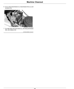 Alternative view of John Deere Select Series Tractors X584, X590 (170001-) (Export Edition) Operator's Manual (OMUC29739E)