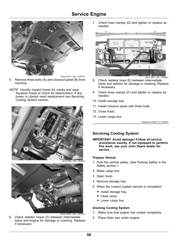 John Deere XUV825M S4 Gator Utility Vehicles (050001-070000) (California Edition) Operator's Manual (OMUC29823) - Image 2