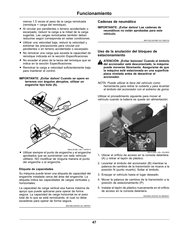 John Deere XUV855M S4 Gator Utility Vehicles(Serial No. 050001-)(Export) (050001-) Operator's Manual (OMUC29828) - Image 4