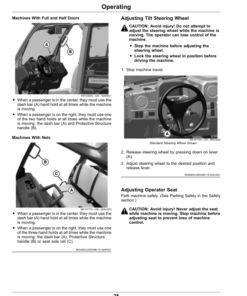 Alternative view of John Deere XUV835E, XUV835M, XUV835R Gator Utility Vehicles (050001-) (North American) Operator's Manual (OMUC29853)