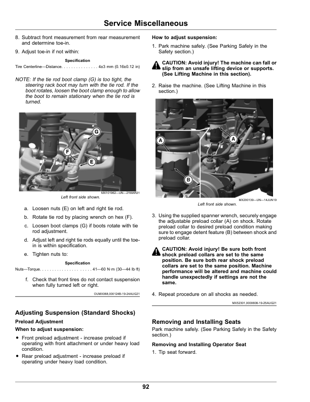 John Deere XUV835E, XUV835M, XUV835R Gator Utility Vehicles (050001-) (North American) Operator's Manual (OMUC29853) - Image 3