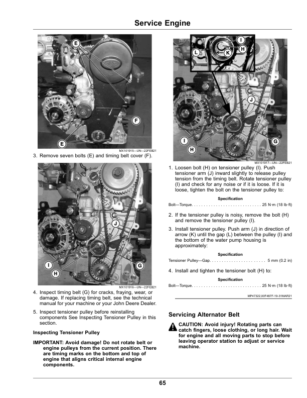 John Deere XUV835E, XUV835M, XUV835R Gator Utility Vehicles (050001-) (California Edition) Operator's Manual (OMUC29856) - Image 2