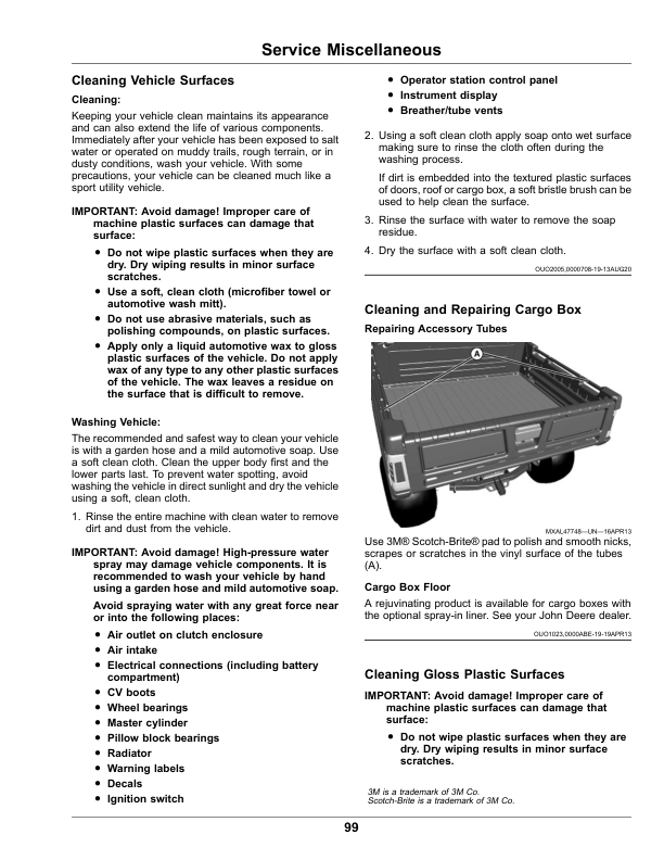 John Deere XUV835E, XUV835M, XUV835R Gator Utility Vehicles (050001-) (California Edition) Operator's Manual (OMUC29856) - Image 3
