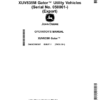 John Deere XUV835M Gator Utility Vehicles (Serial No. 050001-) (Export) Operator's Manual (OMUC29858E)