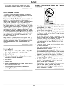 Alternative view of John Deere XUV835M Gator Utility Vehicles (Serial No. 050001-) (Export) Operator's Manual (OMUC29858E)