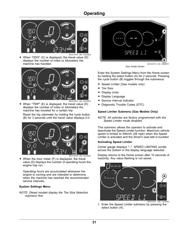 John Deere XUV835M Gator Utility Vehicles (Serial No. 050001-) (Export) Operator's Manual (OMUC29858E) - Image 3