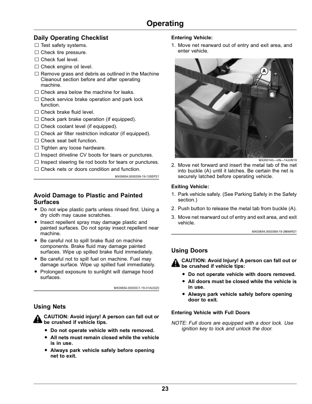 John Deere XUV865M, XUV865R Gator Utility Vehicles (050001-) (Export) Operator's Manual (OMUC29887E) - Image 2