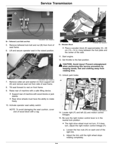 Alternative view of John Deere ZTrak Max-Frame Diesel Z997 Serial Number 80001- Operator's Manual (OMUC30001)