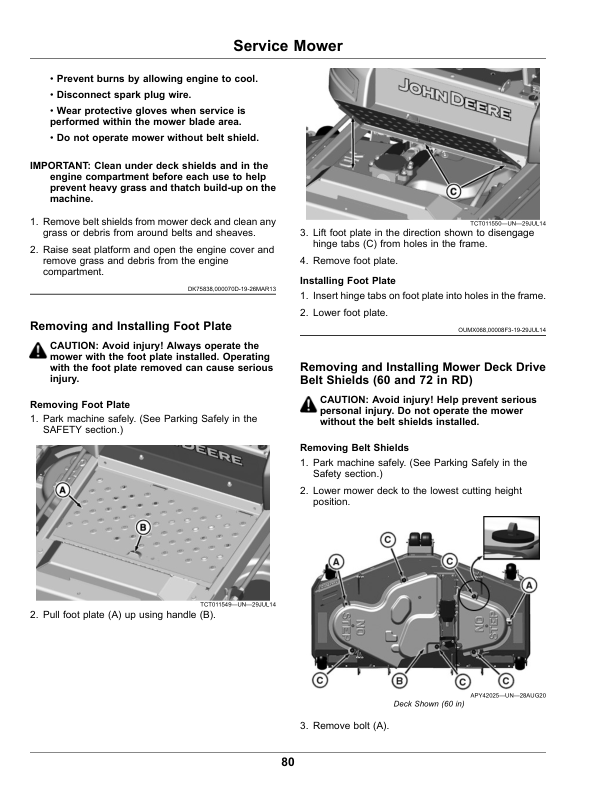 John Deere ZTrak Max-Frame Diesel Z997 Serial Number 80001- Operator's Manual (OMUC30001) - Image 3