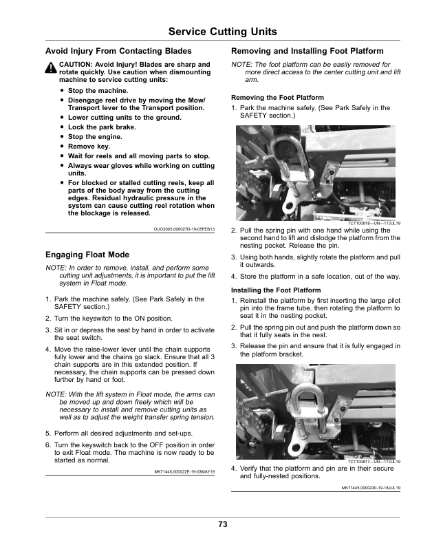 John Deere 2700 PrecisionCut, 2700 E-Cut Hybrid, 2750 PrecisionCut, 2750 E-Cut Hybrid Triplex Mower (040001-) (Export Edition) Operator's Manual (OMUC30007) - Image 3