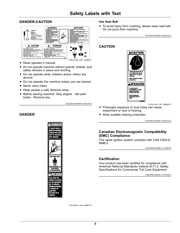 John Deere PrecisionCut 2653B Trim, Surrounds Mower (160001-) (Export Edition) Operator's Manual (OMUC30069) - Image 2
