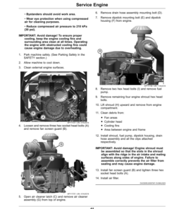 Alternative view of John Deere Z740R ZTrak Series Gas Mower (040001-060000) (Export) Operator's Manual (OMUC30147)