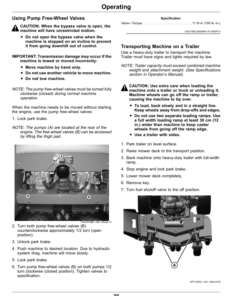Alternative view of John Deere 652E QuikTrak (100001-) (North American) Operator's Manual (OMUC30239E)