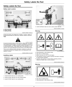 Alternative view of John Deere Quick-Hitch Broom, 52 Inch, X750, X754, X758, X940, X948, X949 (070001-) (Export Edition) Operator's Manual (OMUC30509E)