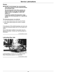 Alternative view of John Deere 1200A Bunker Rake (320001-) (Export Edition) Operator's Manual (OMUC30953)