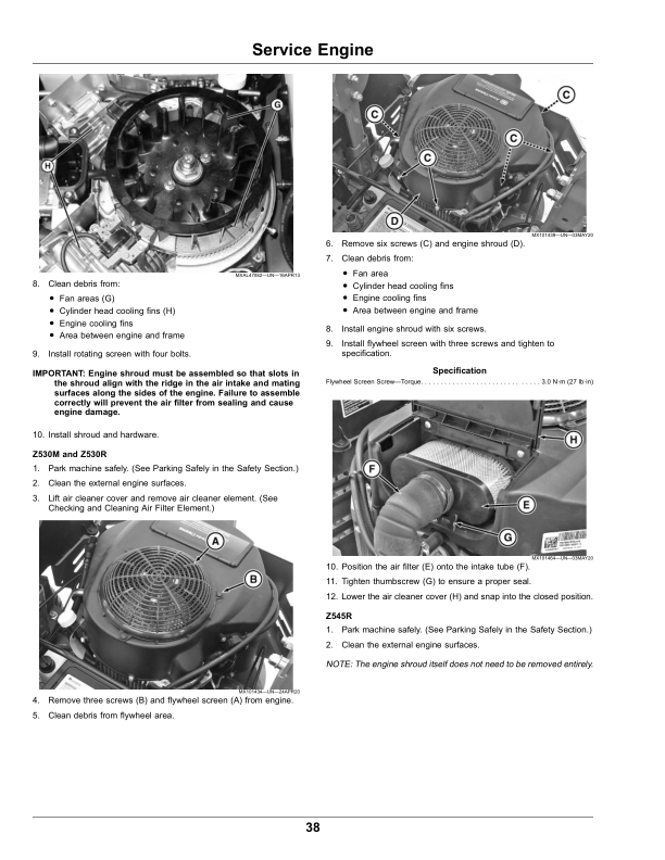 John Deere Residential ZTrak Z515E, Z530M, Z530R, Z545R (060001-100000) (North American) Operator's Manual (OMUC31105) - Image 2