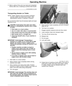 Alternative view of John Deere 800 Aercore Aerator (160001-) (Export Edition) Operator's Manual (OMUC31190)