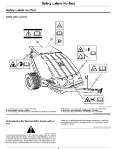 Alternative view of John Deere TC125 Turf Collection System (135001-) (Export Edition) Operator's Manual (OMUC31216)