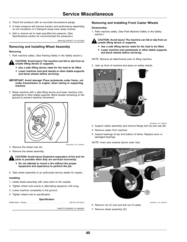 John Deere Z315E, Z320M, Z320R Residential ZTrak (010001-) (Export Edition) Operator's Manual (OMUC31579E) - Image 2