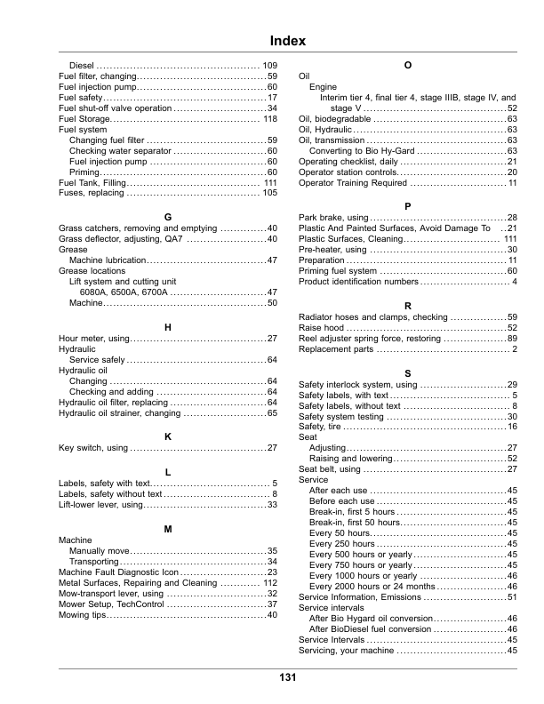 John Deere 6080A, 6500A, 6700A, PrecisionCut Fairway Mowers (050001-), 6080A, 6500A E-Cut Hybrid Fairway Mowers (040001-) (North American) Operator's Manual (OMUC31863E) - Image 2