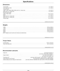 Alternative view of John Deere 7500A, 7700A, 8700A, 8900A PrecisionCut (100001-), Fairway Mowers, 8800A TerrainCut (070001-) Rough Mowers (North American) Operator's Manual (OMUC31867E)