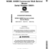 John Deere W36M, W48M Commercial Walk Behind Mower (Serial Number 050001-) (North American) Operator's Manual (OMUC32631E)