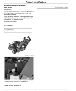 Alternative view of John Deere W36M, W48M Commercial Walk Behind Mower (Serial Number 050001-) (North American) Operator's Manual (OMUC32631E)