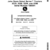 John Deere Select Series Tractors X570, X580, X584, X590 (180001-) (North American) Operator's Manual (OMUC32881)