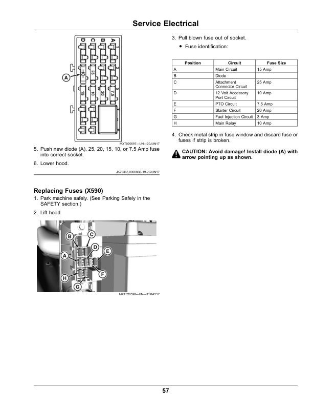John Deere Select Series Tractors X584, X590 (Serial Numbers 180001-) (Export Edition) Operator's Manual (OMUC32884E) - Image 2