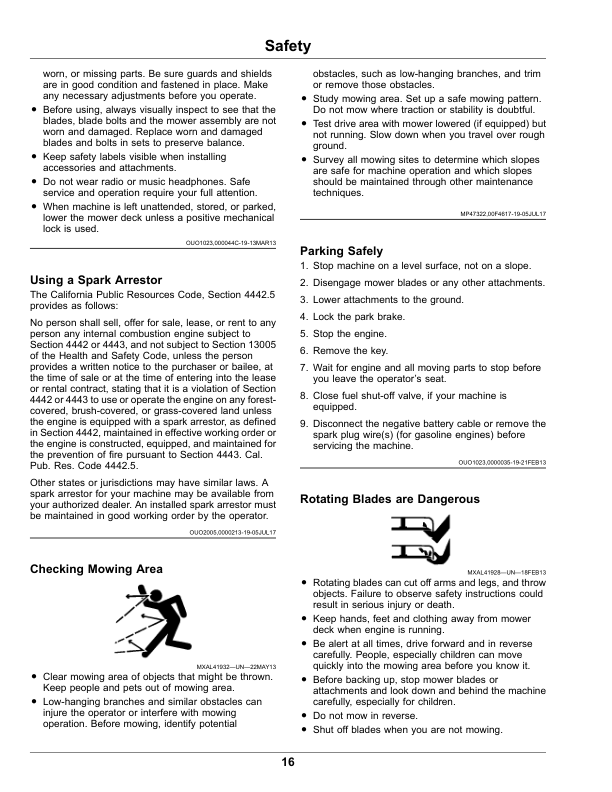 John Deere TerrainCut Front Mowers 1550, 1570, 1575, 1580, 1585 Series (Serial No 100001-) (North American) Operator's Manual (OMUC33129E) - Image 2