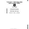 John Deere TruFinish 1220 Utility Rake (010001-) (European Edition) Operator's Manual (OMUC33210)