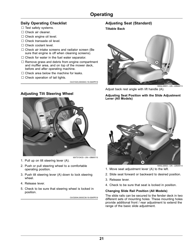 John Deere X730, X734, X738, X739 Lawn, Garden Tractors (110001-) (North American) Operator's Manual (OMUC33256) - Image 2