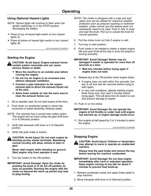 John Deere TX Gator Utility Vehicle (180001-) (North American) Operator's Manual (OMUC33351) - Image 2