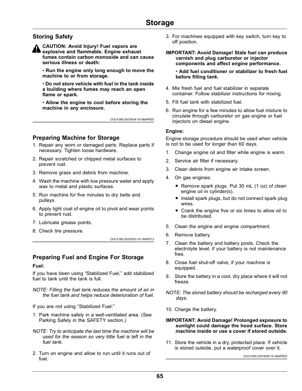 John Deere TX Turf Gator Utility Vehicles (Serial No. 180001-) (North American) Operator's Manual (OMUC33357) - Image 2